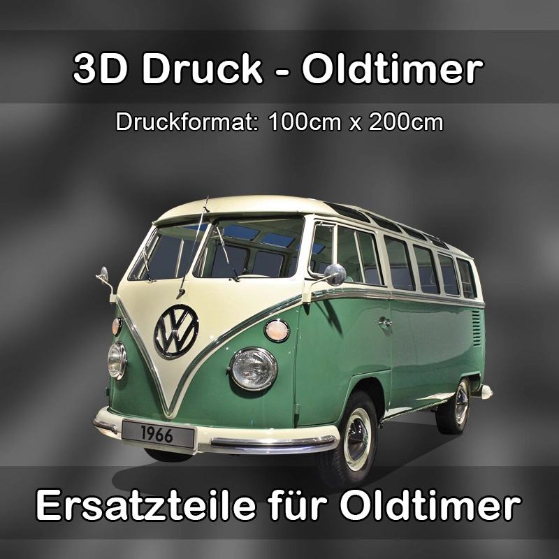 Großformat 3D Druck für Oldtimer Restauration in Augsburg 