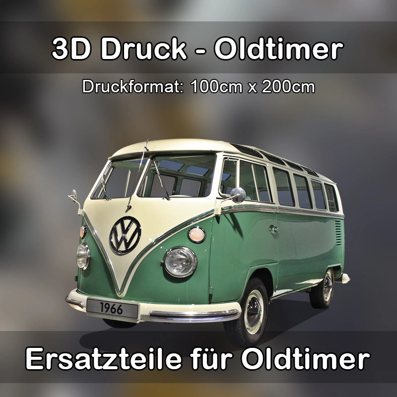Großformat 3D Druck für Oldtimer Restauration in Bad Blankenburg 