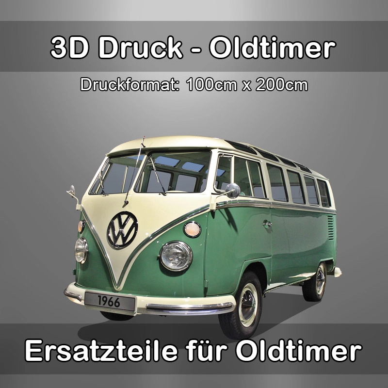 Großformat 3D Druck für Oldtimer Restauration in Bad Reichenhall 