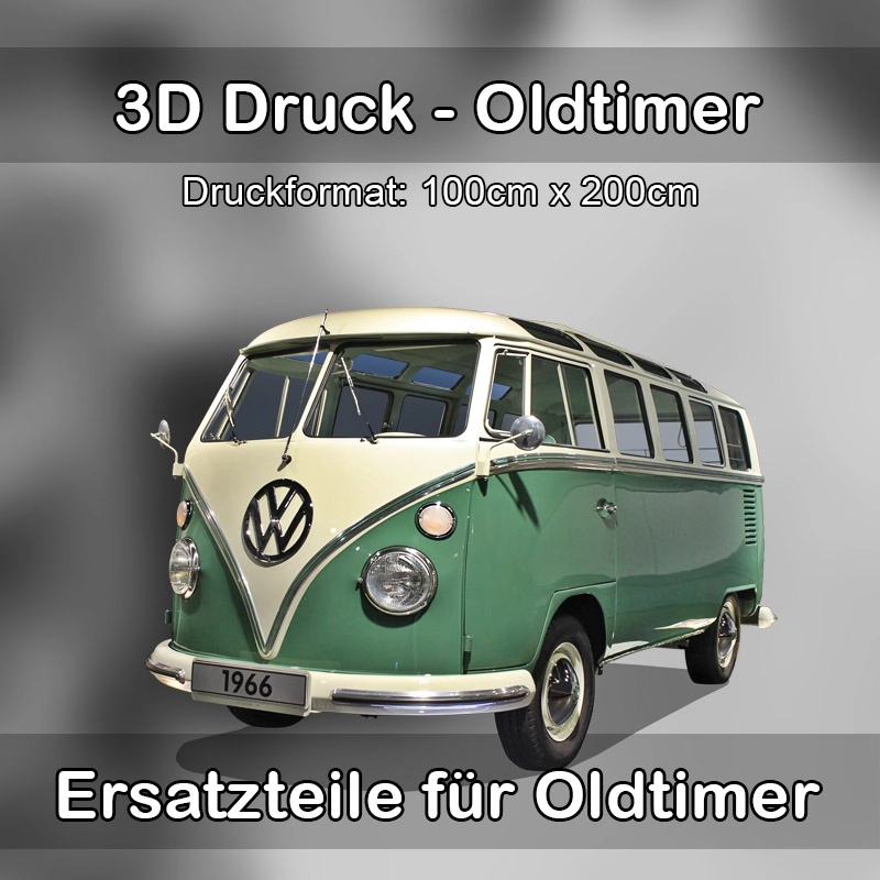 Großformat 3D Druck für Oldtimer Restauration in Bad Wildungen 
