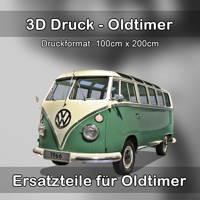 Großformat 3D Druck für Oldtimer Restauration in Bad Wörishofen 