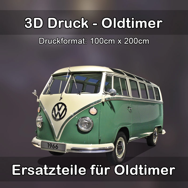 Großformat 3D Druck für Oldtimer Restauration in Bamberg 