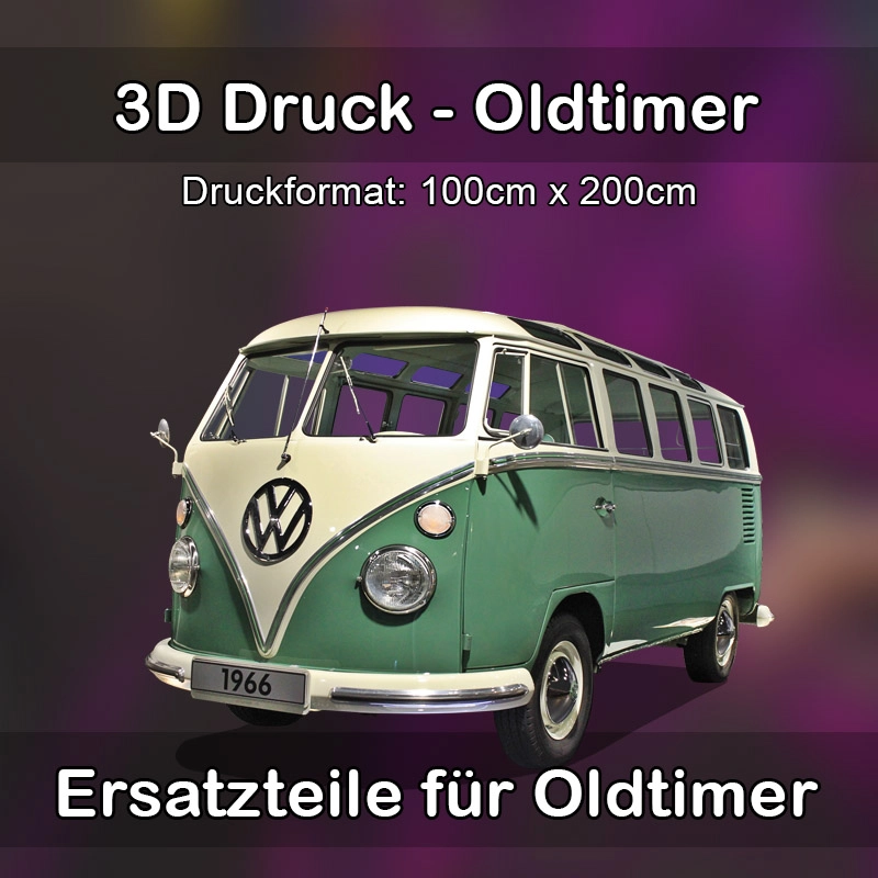 Großformat 3D Druck für Oldtimer Restauration in Bayreuth 