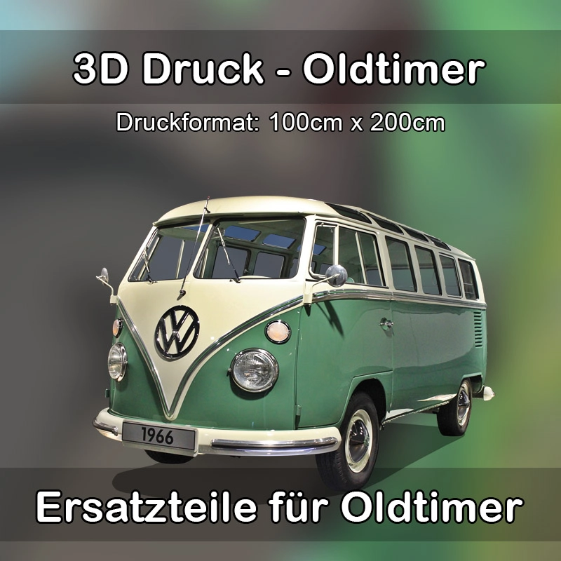 Großformat 3D Druck für Oldtimer Restauration in Benediktbeuern 
