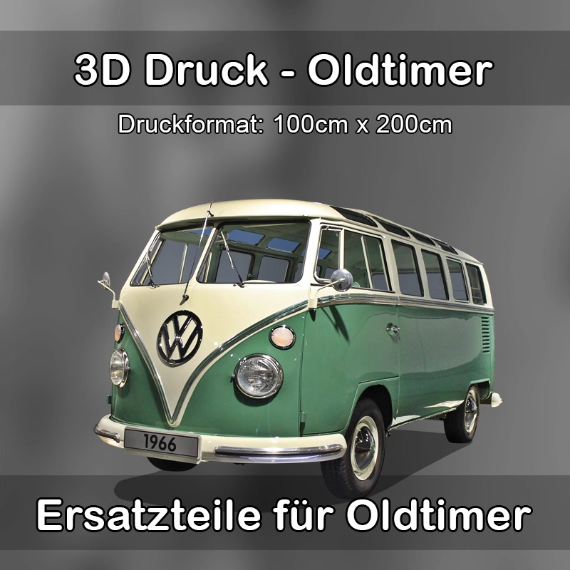 Großformat 3D Druck für Oldtimer Restauration in Bensheim 
