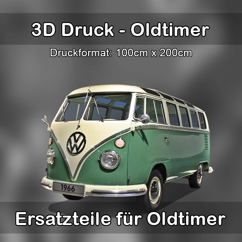 Großformat 3D Druck für Oldtimer Restauration in Bergisch Gladbach 