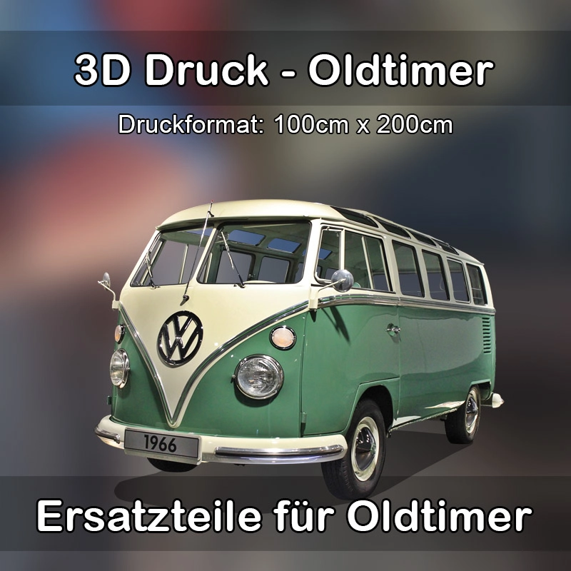 Großformat 3D Druck für Oldtimer Restauration in Bernau am Chiemsee 