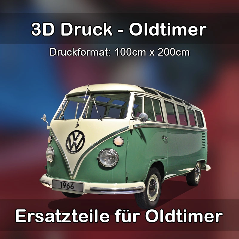 Großformat 3D Druck für Oldtimer Restauration in Bischofswiesen 