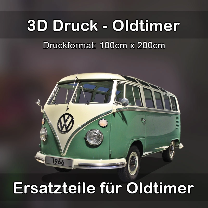 Großformat 3D Druck für Oldtimer Restauration in Bochum 