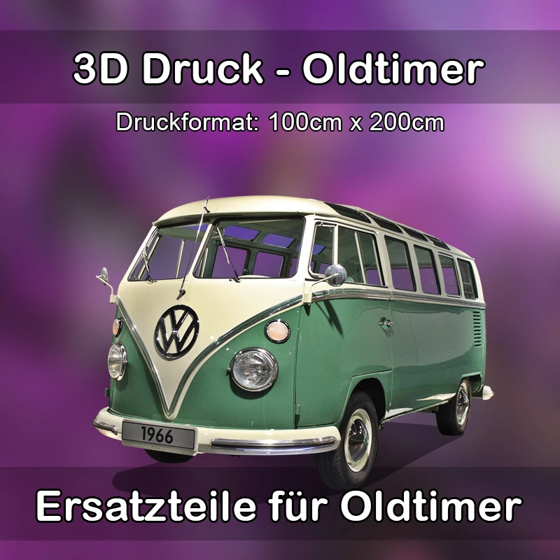 Großformat 3D Druck für Oldtimer Restauration in Bonn 