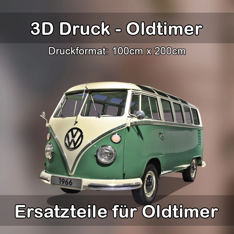 Großformat 3D Druck für Oldtimer Restauration in Bruckberg (Niederbayern) 