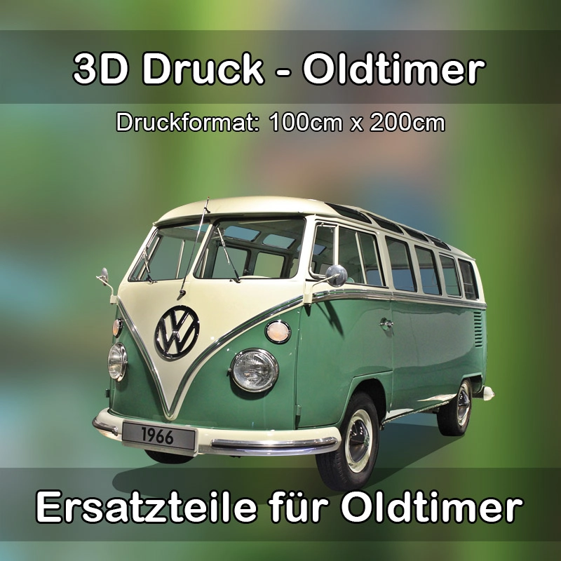 Großformat 3D Druck für Oldtimer Restauration in Burgbernheim 