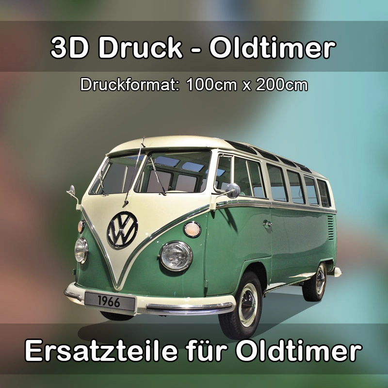 Großformat 3D Druck für Oldtimer Restauration in Burladingen 