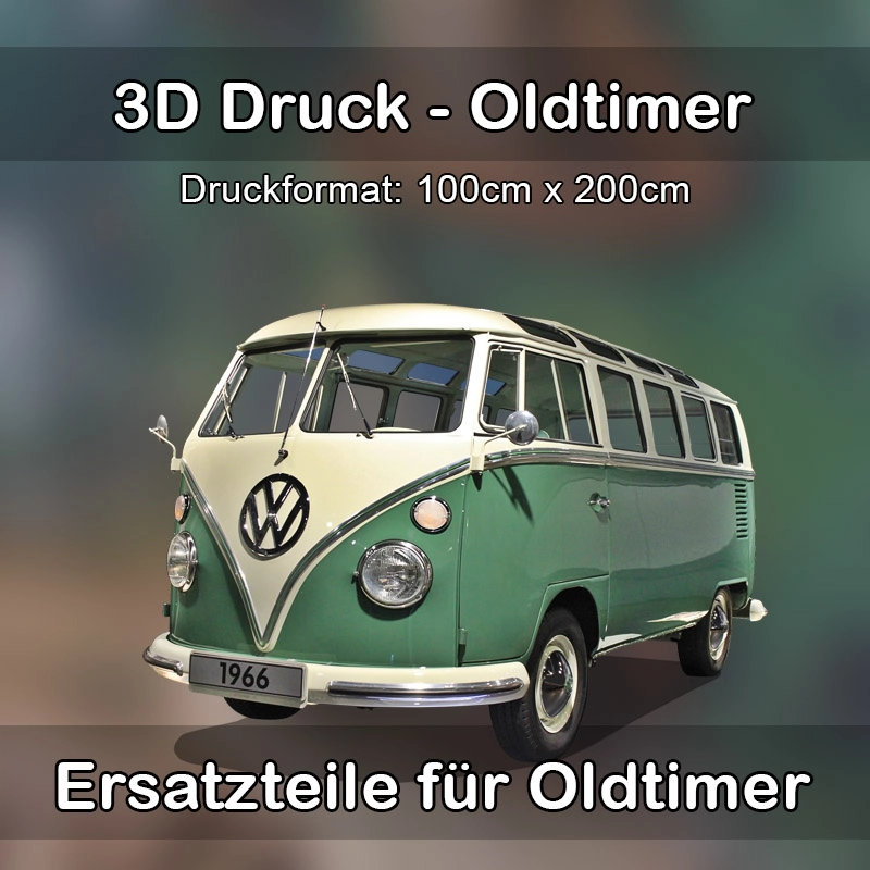 Großformat 3D Druck für Oldtimer Restauration in Coswig (Sachsen) 