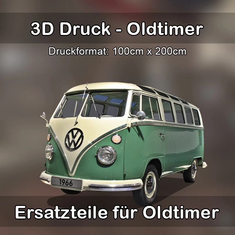 Großformat 3D Druck für Oldtimer Restauration in Darmstadt 