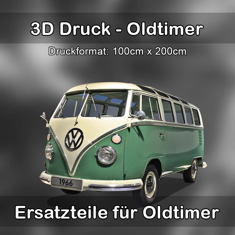 Großformat 3D Druck für Oldtimer Restauration in Dinkelsbühl 