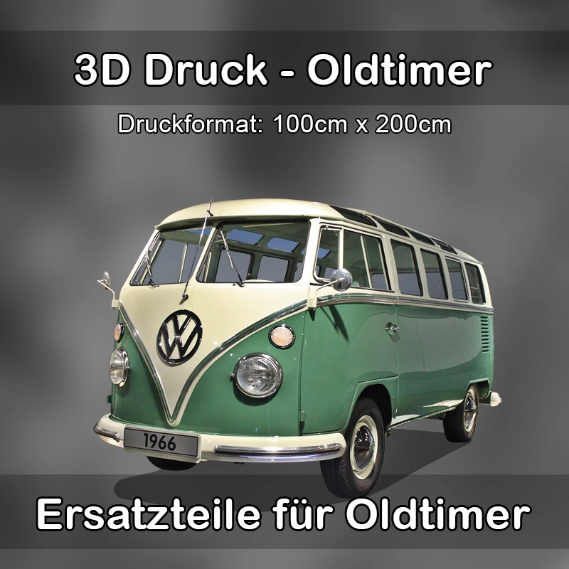 Großformat 3D Druck für Oldtimer Restauration in Dreieich 