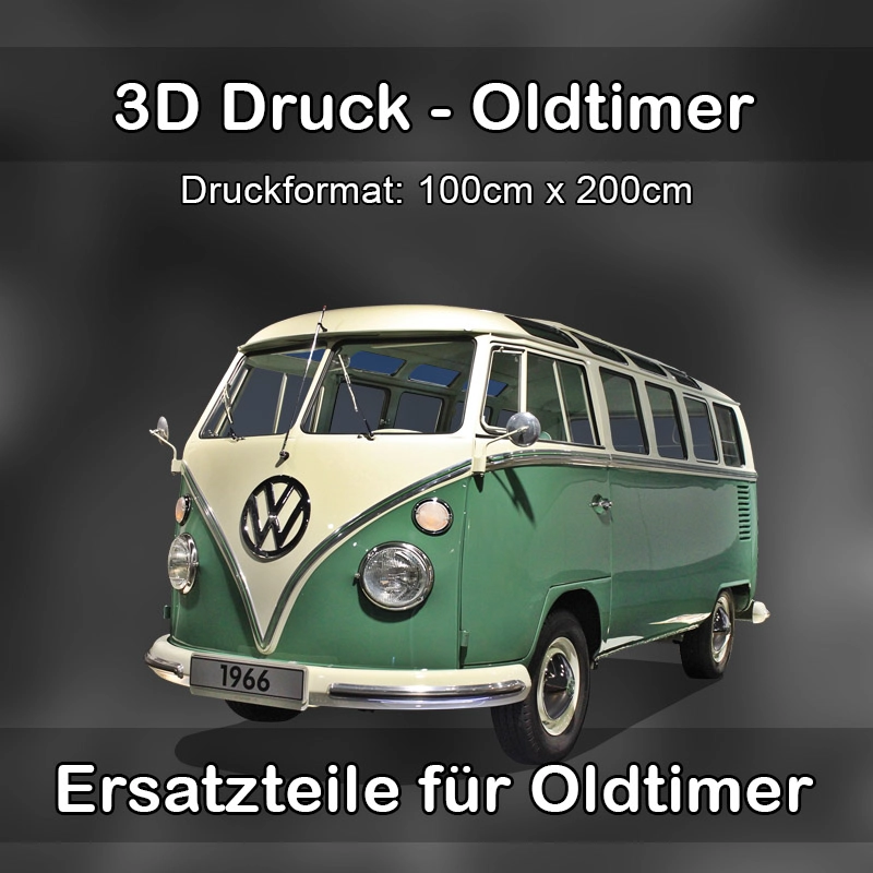 Großformat 3D Druck für Oldtimer Restauration in Dresden 