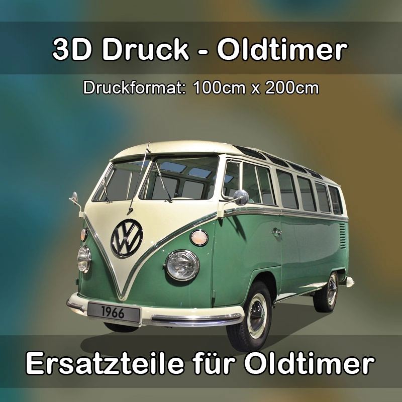 Großformat 3D Druck für Oldtimer Restauration in Düsseldorf 