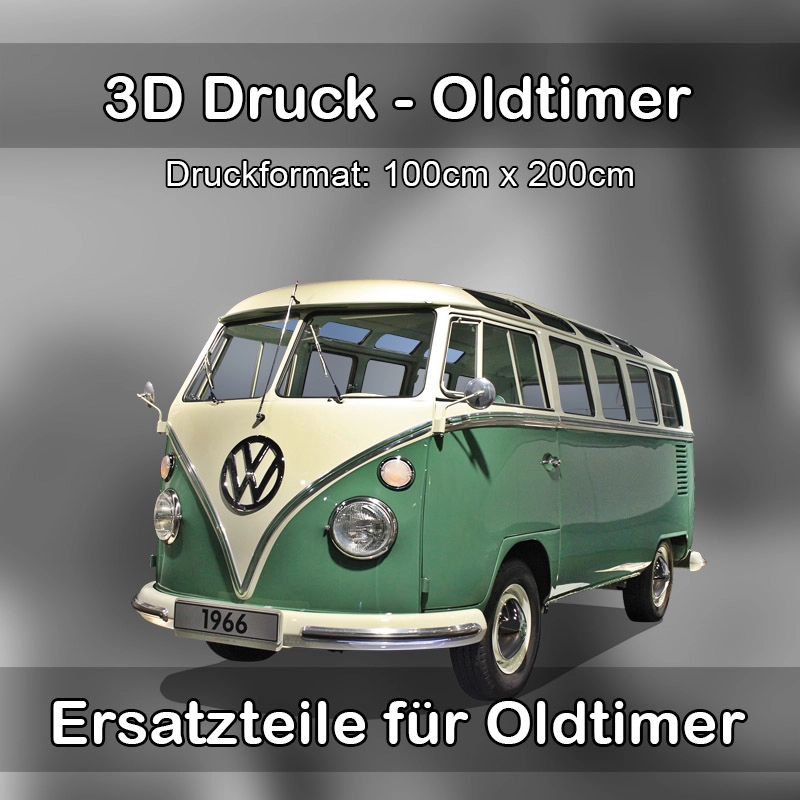Großformat 3D Druck für Oldtimer Restauration in Eberhardzell 