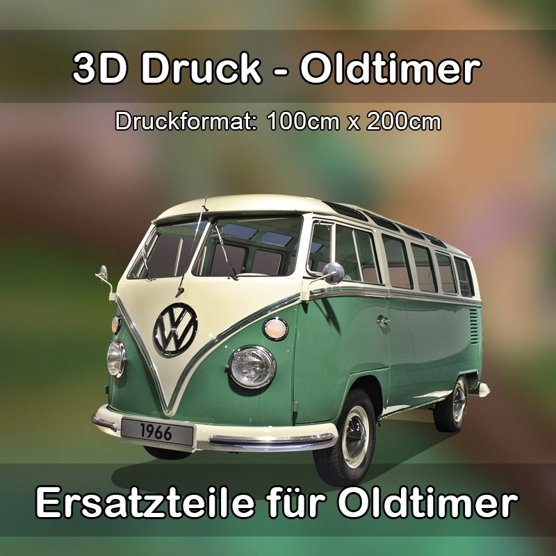 Großformat 3D Druck für Oldtimer Restauration in Eisfeld 