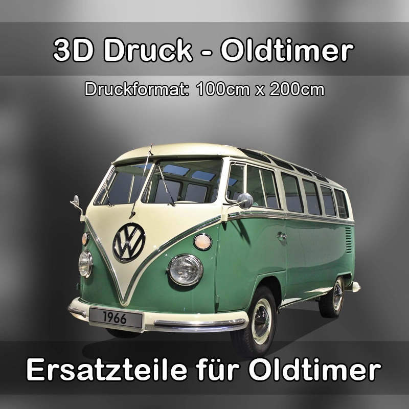 Großformat 3D Druck für Oldtimer Restauration in Essen 