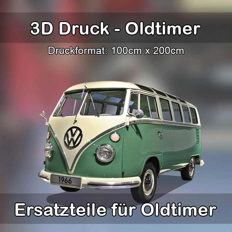 Großformat 3D Druck für Oldtimer Restauration in Flensburg 