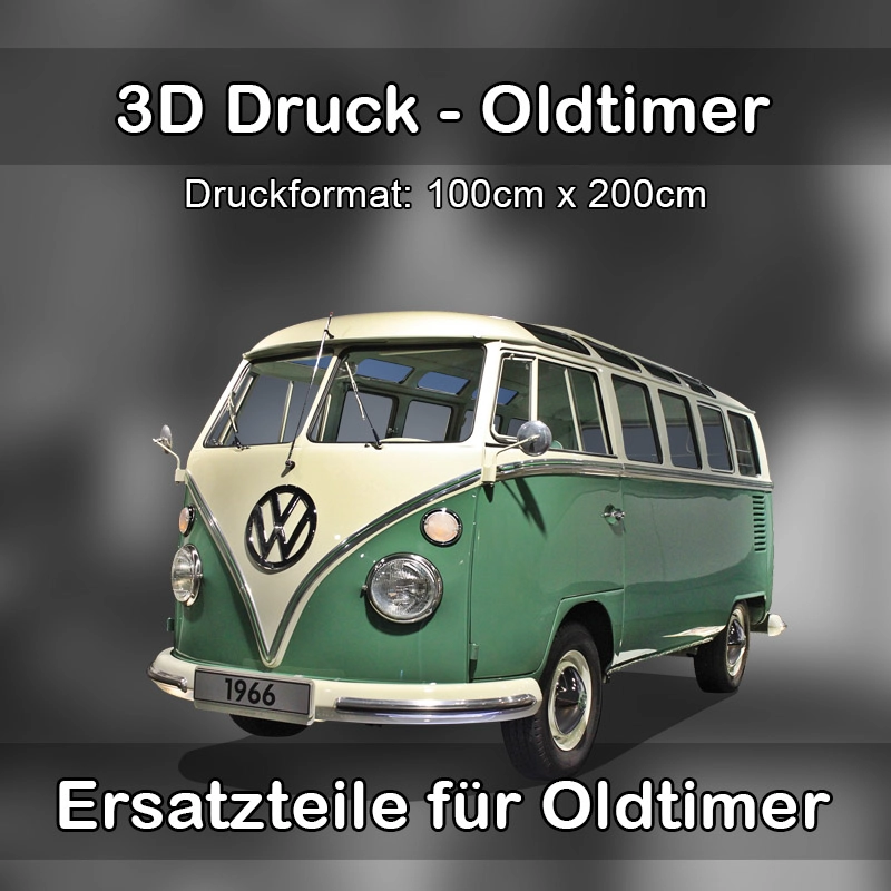 Großformat 3D Druck für Oldtimer Restauration in Flörsheim am Main 