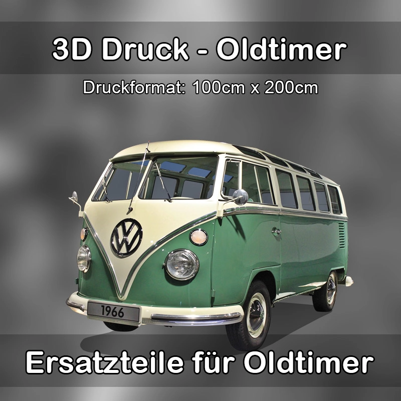Großformat 3D Druck für Oldtimer Restauration in Frankenberg/Sachsen 