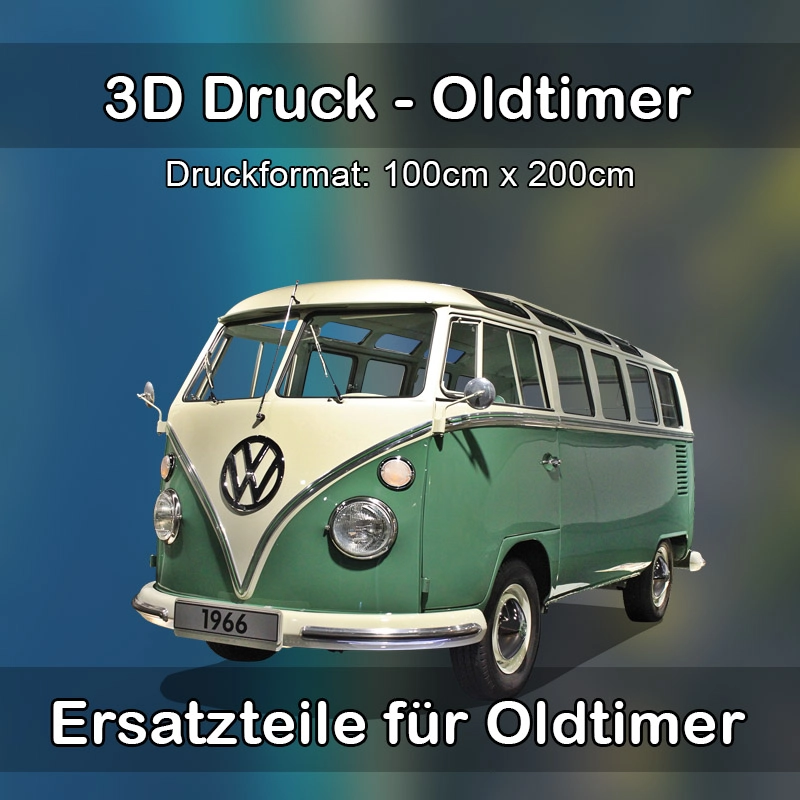 Großformat 3D Druck für Oldtimer Restauration in Freiberg 
