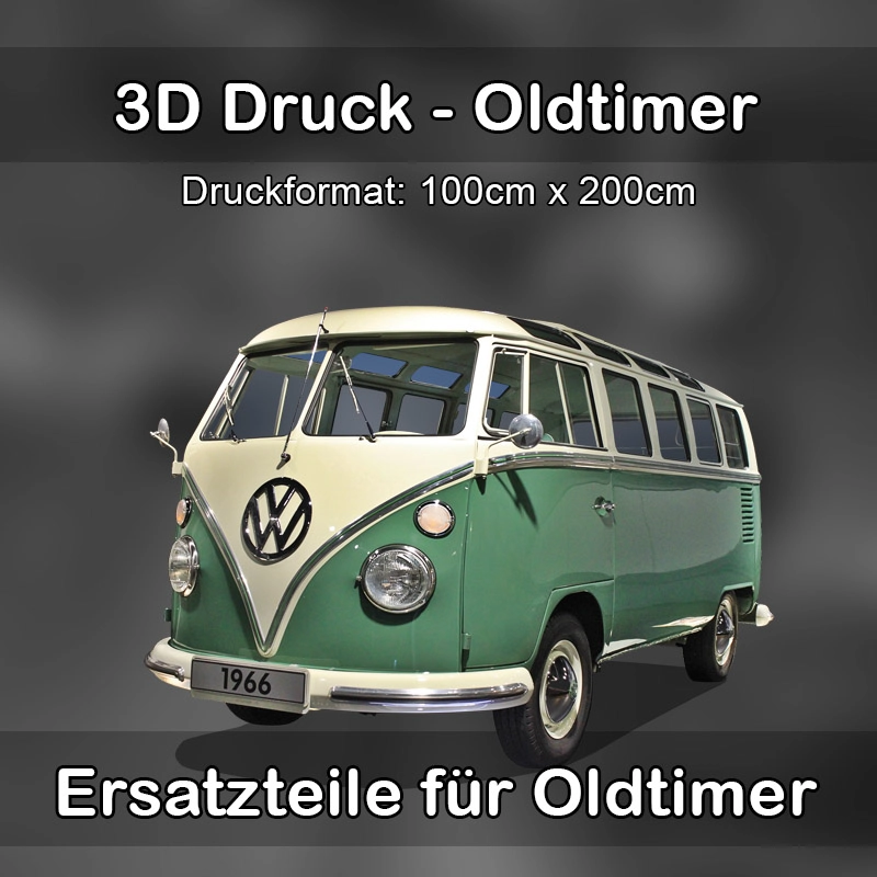 Großformat 3D Druck für Oldtimer Restauration in Friedrichshafen 