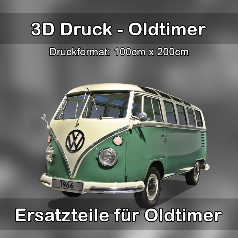 Großformat 3D Druck für Oldtimer Restauration in Geldersheim 