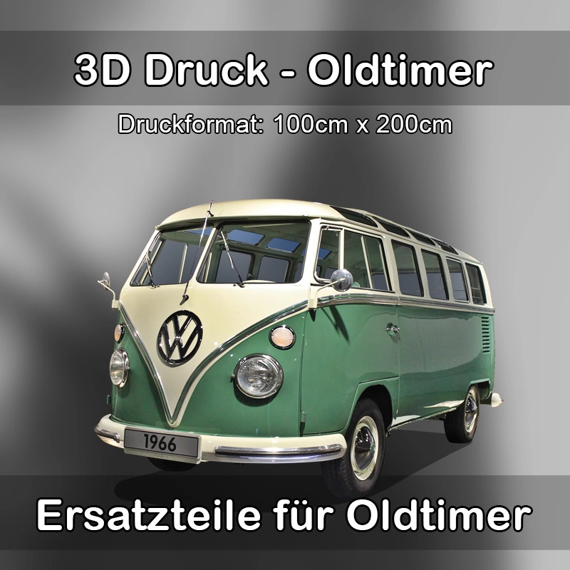 Großformat 3D Druck für Oldtimer Restauration in Gersthofen 