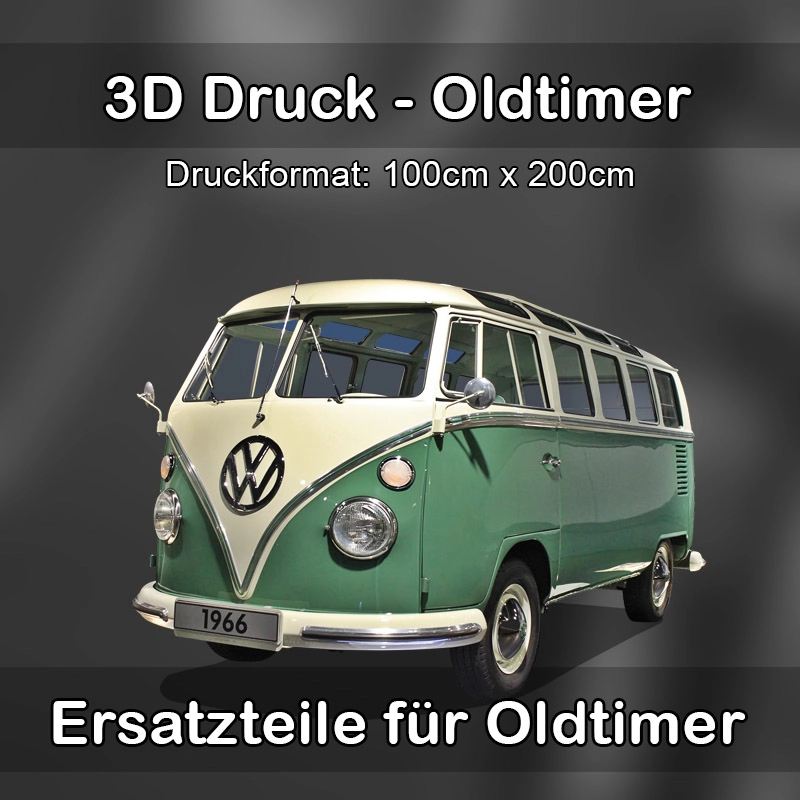 Großformat 3D Druck für Oldtimer Restauration in Geyer 