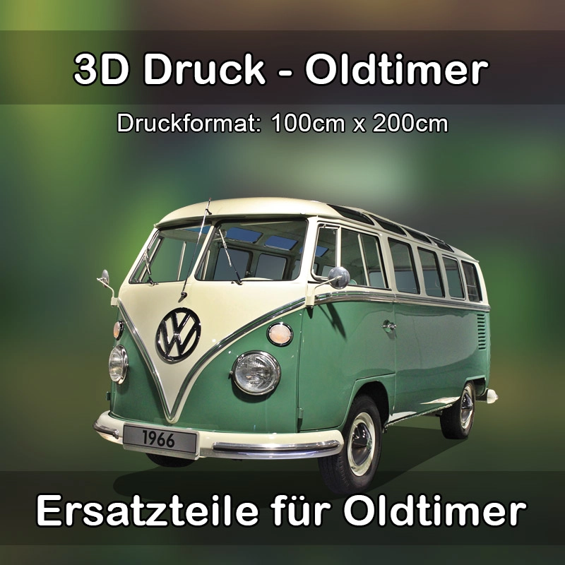 Großformat 3D Druck für Oldtimer Restauration in Gladbeck 