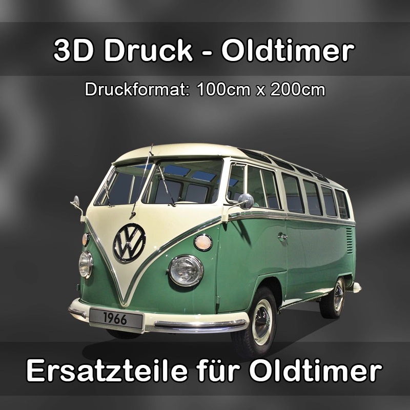 Großformat 3D Druck für Oldtimer Restauration in Graben-Neudorf 