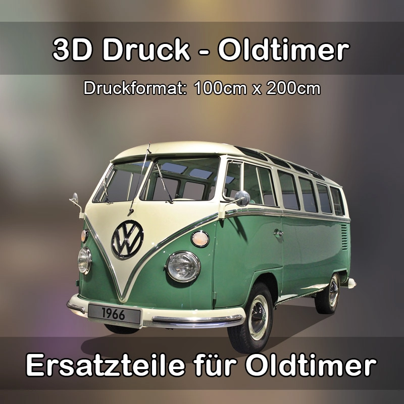 Großformat 3D Druck für Oldtimer Restauration in Greifswald 