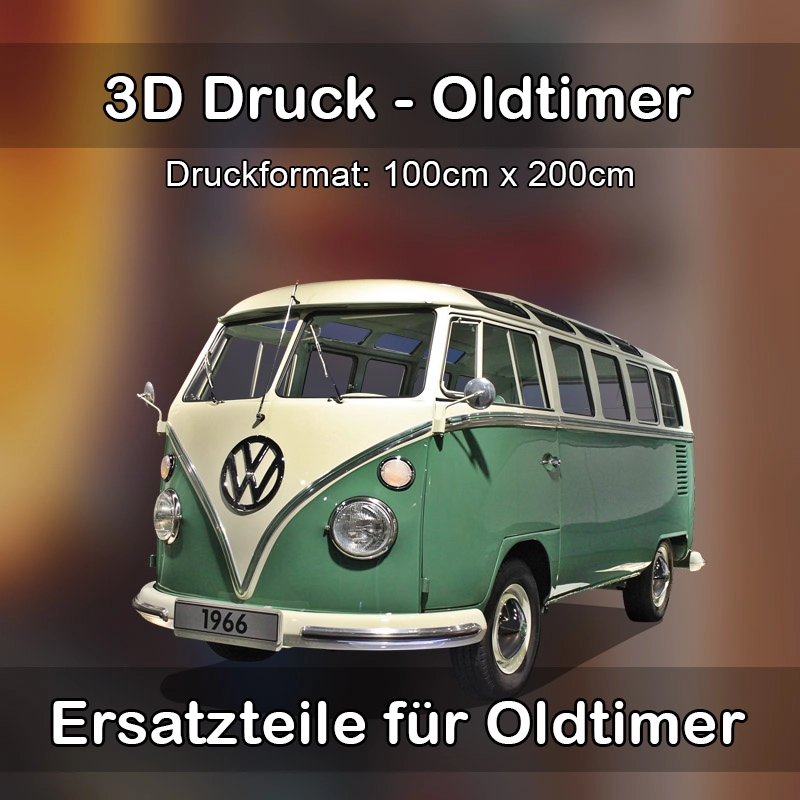 Großformat 3D Druck für Oldtimer Restauration in Greiz 