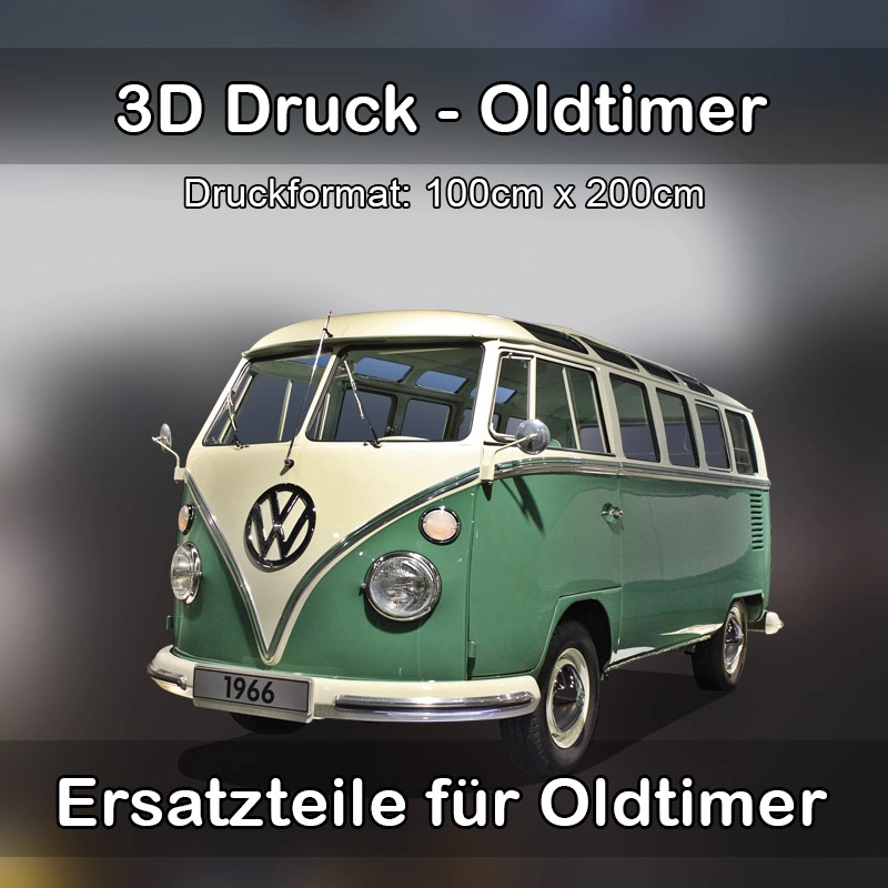 Großformat 3D Druck für Oldtimer Restauration in Großschirma 