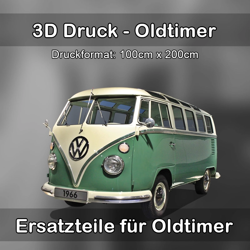 Großformat 3D Druck für Oldtimer Restauration in Gunzenhausen 