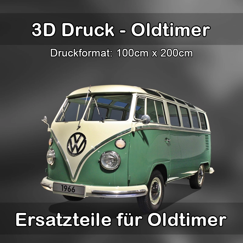 Großformat 3D Druck für Oldtimer Restauration in Halsbrücke 