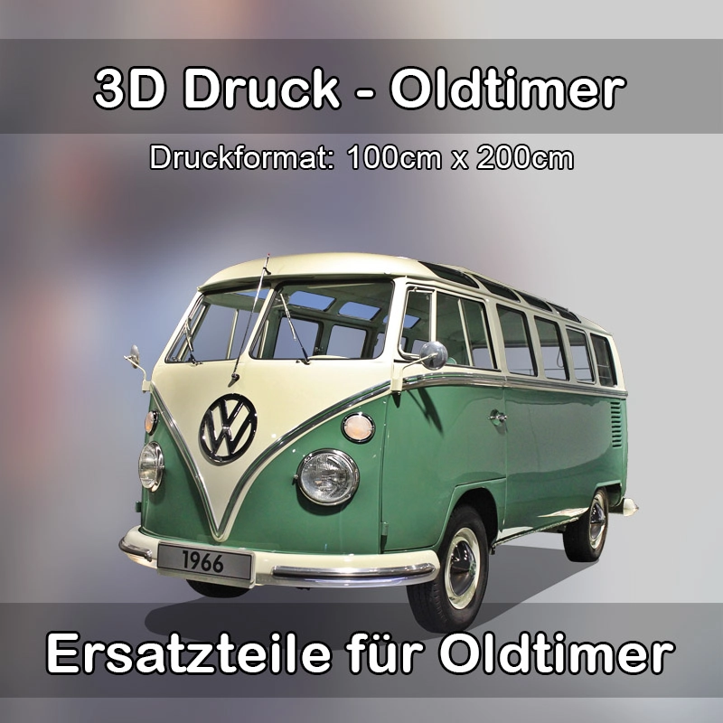 Großformat 3D Druck für Oldtimer Restauration in Heidesee 