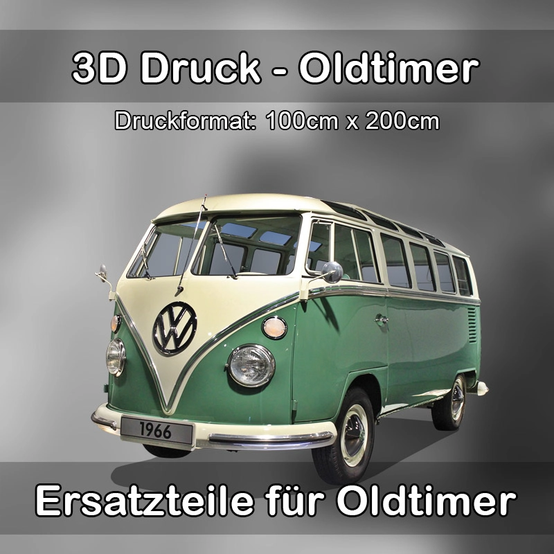 Großformat 3D Druck für Oldtimer Restauration in Heilbronn 