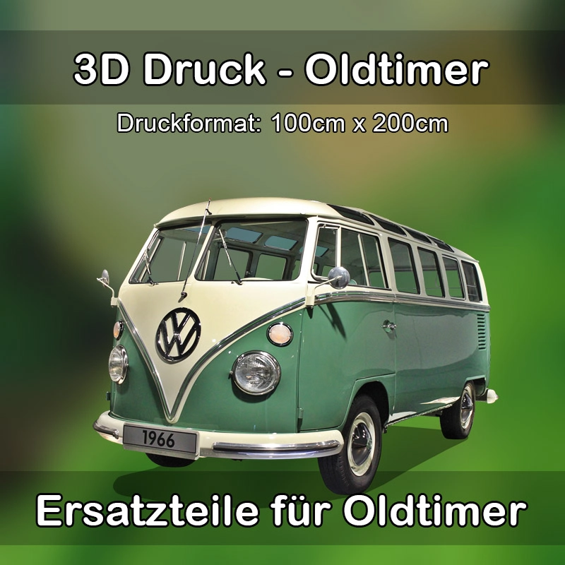 Großformat 3D Druck für Oldtimer Restauration in Hilden 
