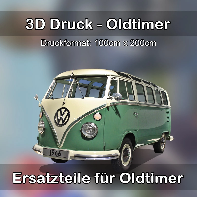 Großformat 3D Druck für Oldtimer Restauration in Hügelsheim 