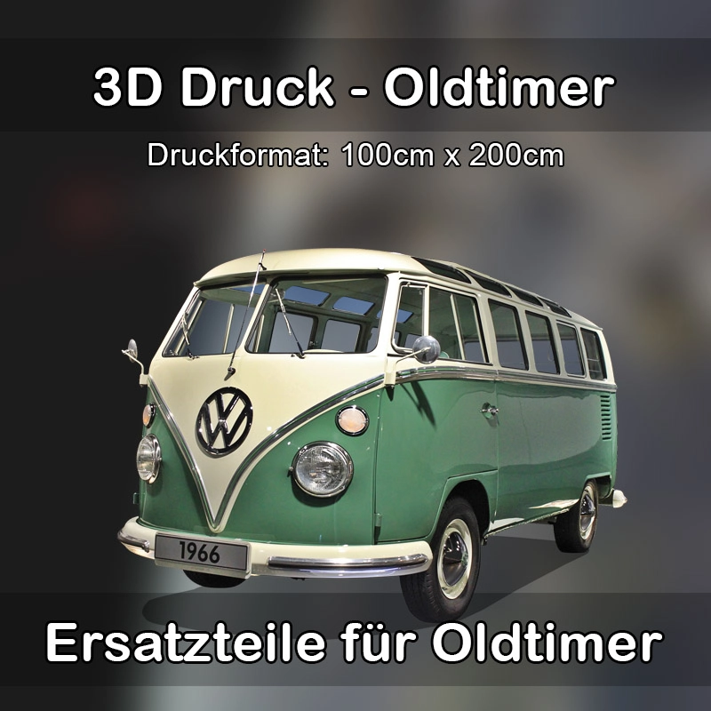 Großformat 3D Druck für Oldtimer Restauration in Ingersheim 
