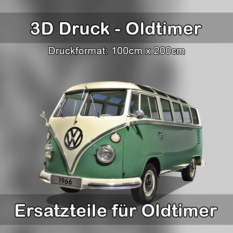 Großformat 3D Druck für Oldtimer Restauration in Karlsruhe 