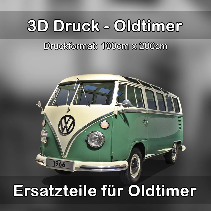 Großformat 3D Druck für Oldtimer Restauration in Kleinwallstadt 
