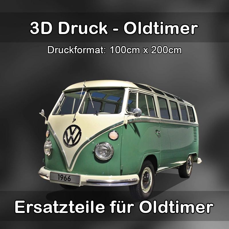 Großformat 3D Druck für Oldtimer Restauration in Konstanz 