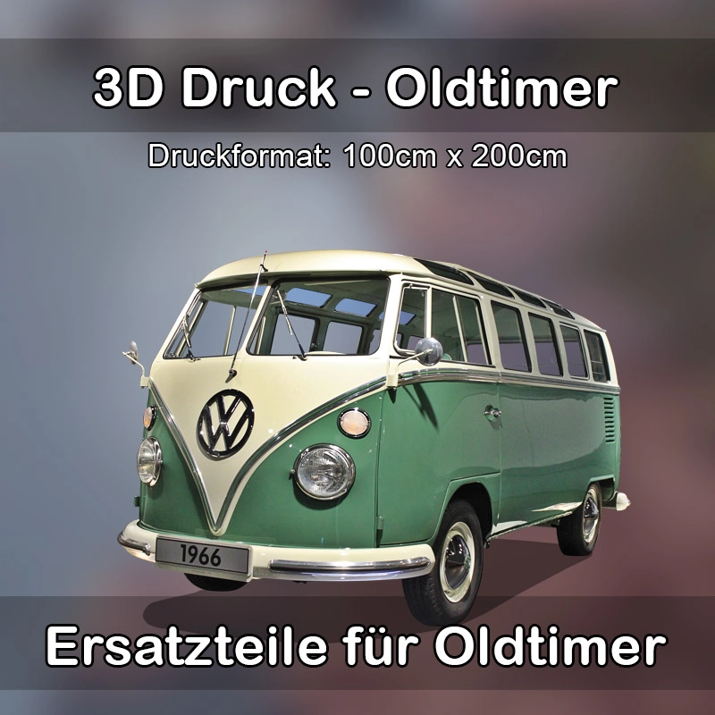 Großformat 3D Druck für Oldtimer Restauration in Leipzig 